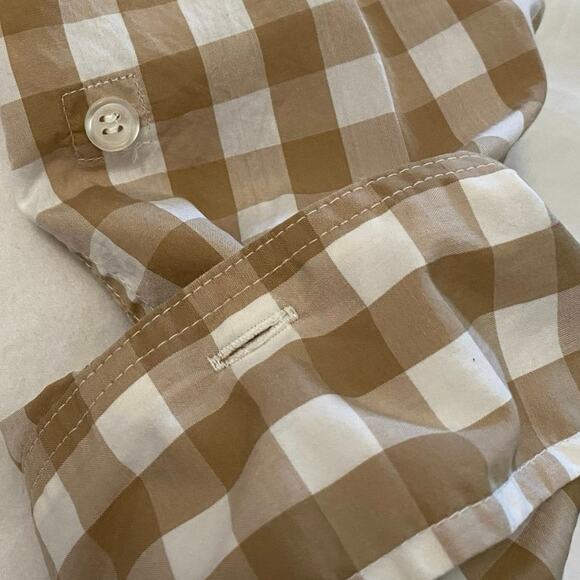 Citizens Of Humanity Kayla Gingham Button Up Shirt Women’s Size Large boxy - Picture 8 of 10